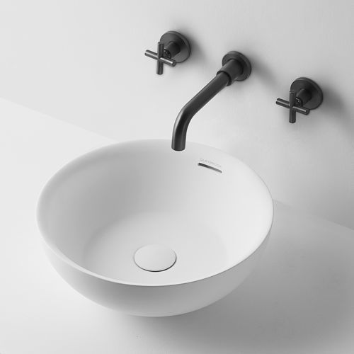 Настольная раковина - OVO - Claybrook interiors - из мрамора / из натурального камня / круглая