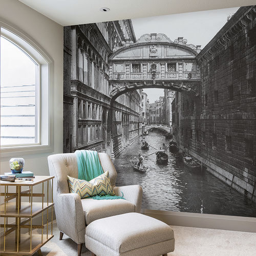Современный обои - VENEZIA – PONTE DEI SOSPIRI - Skinwall - из ткани / виниловый / городской мотив