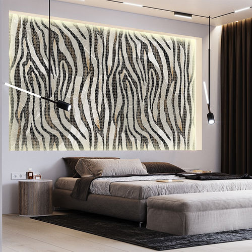 Обои уникальный дизайн - SAVANNAH ZEBRA - Skinwall - из нетканых материалов / из стекловолокна / виниловый