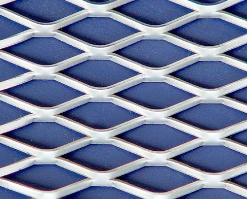 Металлическая сетка из алюминия - Shanhe aluminum building material co.,ltd - для внутренней компоновки / с ромбовидной ячейкой