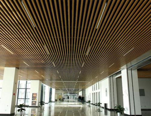 Подвесной потолок из алюминия - Shanhe aluminum building material co.,ltd - из реек