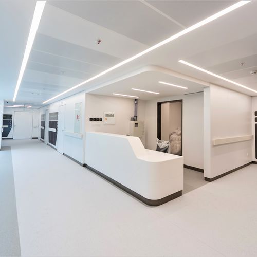 Подвесной потолок из металла - CLIP-IN CORRIDOR SYSTEMS - BUTEM METAL - из плит / из панелей / для чистого помещения
