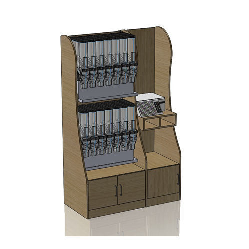 Островной дозатор для насыпных продуктов - FD21.051 - Food Dispense - для профессионального использования