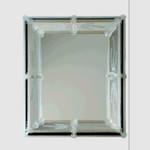 Настенное зеркало - Goldoniano - Murano Lux - венецианский стиль / прямоугольное / из муранского стекла