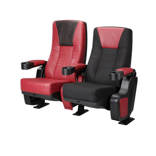 Кресло для кинотеатра из ткани - PRINCE ROCKER LS-6601 - Leadcom Seating - из кожи / красное / черное