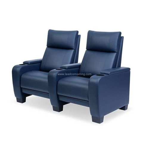 Кресло для кинотеатра из губки - VALERIO LS-829B - Leadcom Seating - синее / с подушками