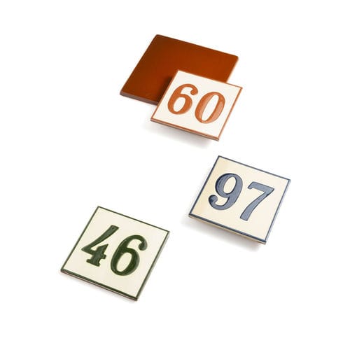 Плитка из керамики - NUMBERS - CERAMICA FERRES - полированная / для наружного применения / для сада