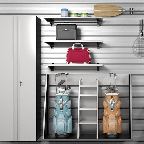 Настенный стеллаж - 900 - Organigator - garage organizing system - современный / из стали / для гаража