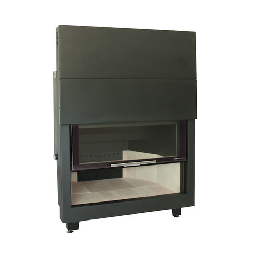 Закрытая топка на дровах - TERMO 80  - Moretti Design Gruppo - многотопливная / с 1 поверхностью / из металла