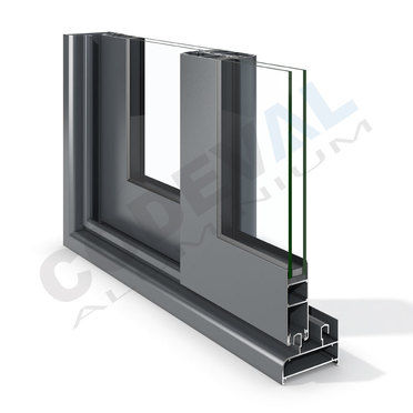 Окно из алюминия - PERIMETRAL 70 - Codeval - раздвижное / подъемно-раздвижное / с двойным остеклением