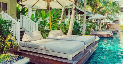 Двуспальная кровать - BALI  - Get Laid Beds - современная / из лиственных пород дерева / из ироко