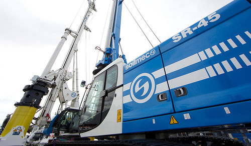 Сверлильный станок с дизельным двигателем - SR-45 - SOILMEC S.P.A. - поворотная / погружная / для строительной площадки