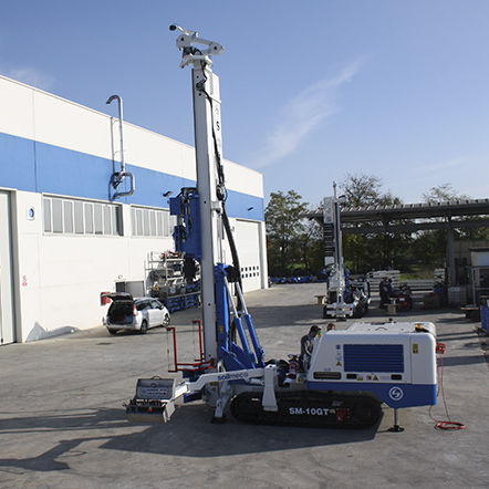 Сверлильный станок с дизельным двигателем - SM-10GT  - SOILMEC S.P.A. - для строительной площадки / гусеничная / для геотермического бурения