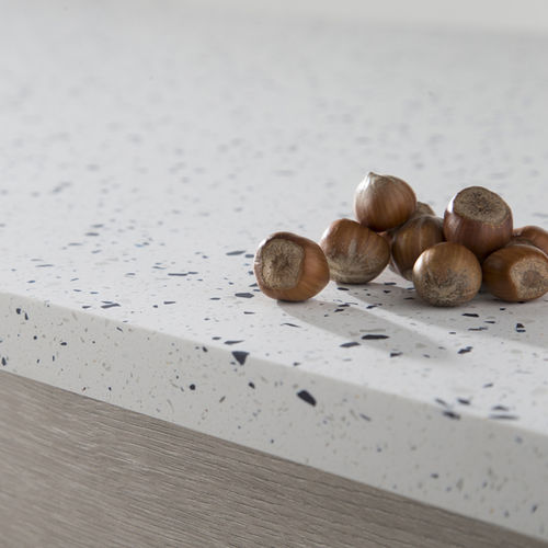Рабочая поверхность из Solid Surface - ICE BLUE - Minerva Work Surfaces - для кухни / белая