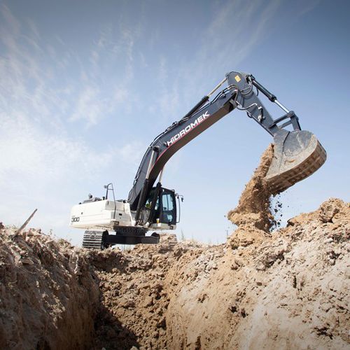 Гусеничный экскаватор - HMK 300 LC PLUS - HIDROMEK - компактный / с малым расходом топлива / эргономичный