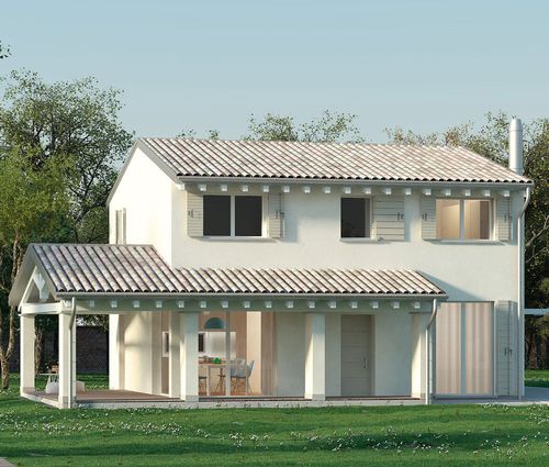 Сборный дом - NANCY T3+3 - Bio house - экологический / сейсмостойкий / модульный