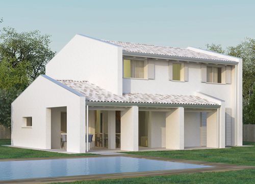 Сборный дом - NANCY C4+3 - Bio house - экологический / сейсмостойкий / модульный