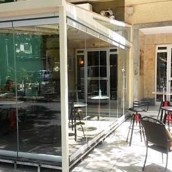 Стеклянная панель для безопасности - IN ATHENS - Atrio Glass Doors - слоистая / прозрачная / для перегородки
