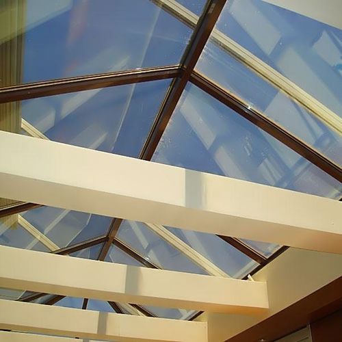 Фонарь для кровли - VOULA - Atrio Glass Doors - с двойным остеклением / с петельным крюком / из стекла