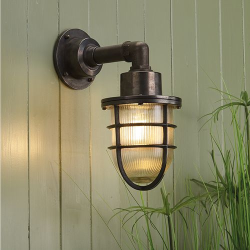Классический настенный светильник - CREWE - David Hunt Lighting - для наружного применения / из латуни / фонарь