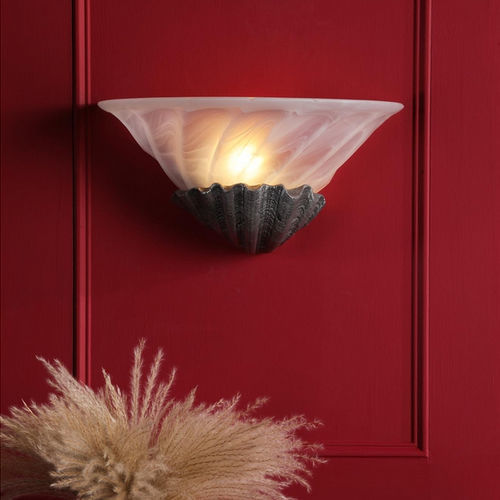 Современный настенный светильник - AUGER  - David Hunt Lighting - для интерьера / из бронзы / из стекла