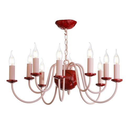 Стилизованная люстра - BODKIN - David Hunt Lighting - из ткани / 10 лампочек / для профессионального использования