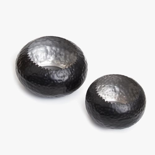 Современная ваза - COAL - Aura London - из латуни / черная