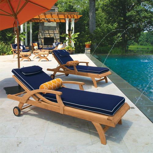 Садовый шезлонг - FIORI® : 9803 - COUNTRY CASUAL TEAK