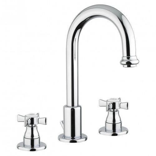 Двухрычажный смеситель для раковины - BDM-BIA-303 - BAGNODESIGN - настольный / из хромированного металла / для ванной комнаты
