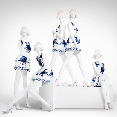 Выставочный манекен женщина - CELEBRATE LIFE - HANS BOODT MANNEQUINS - режим / из полимера / сидячий