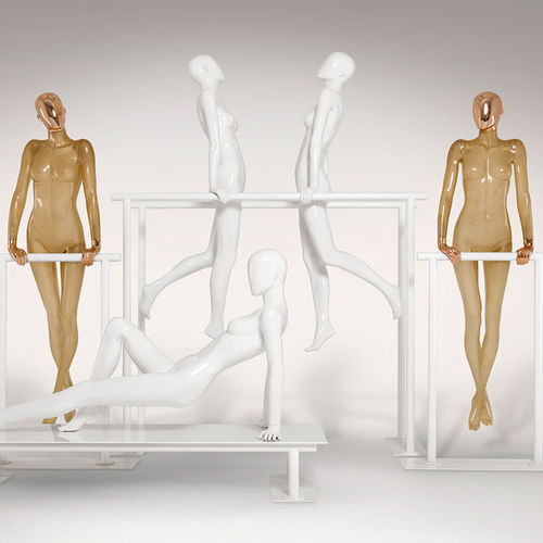 Выставочный манекен женщина - MOVEMENT - HANS BOODT MANNEQUINS - режим / из полимера / сидячий
