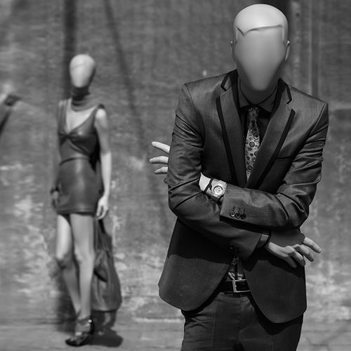 Выставочный манекен мужчина - BEAT UNION ABSTRACT - HANS BOODT MANNEQUINS - режим / из полимера