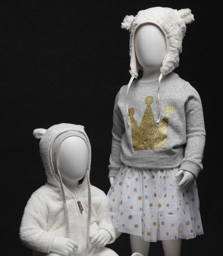 Выставочный манекен для детей - BABIES - CNL mannequins - абстрактный / сидячий