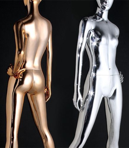 Выставочный манекен женщина - CHROME FINISH - CNL mannequins - абстрактный