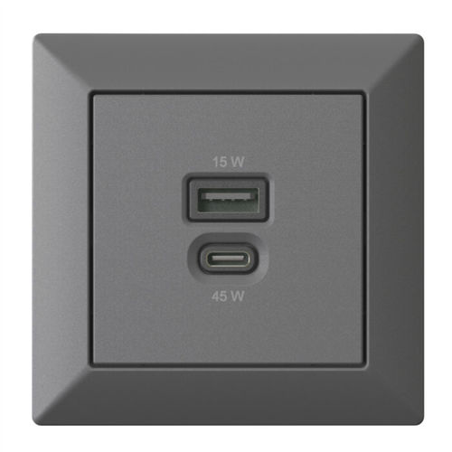 Розетка USB - 6530x0101 - Bodo Ehmann GmbH - настенная / для поверхностного монтажа / современная