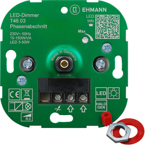 Вариатор нажимная кнопка - T46.03 - Bodo Ehmann GmbH - ротационный / электронный / встраиваемый