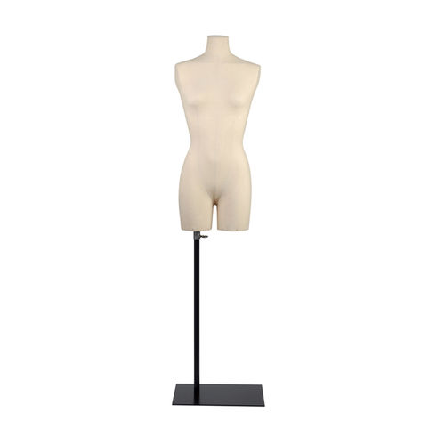 Бюст манекена женщина - CORSET B518 CANVAS SCORCHED - STOCKMAN - винтаж / из полотна / без головы