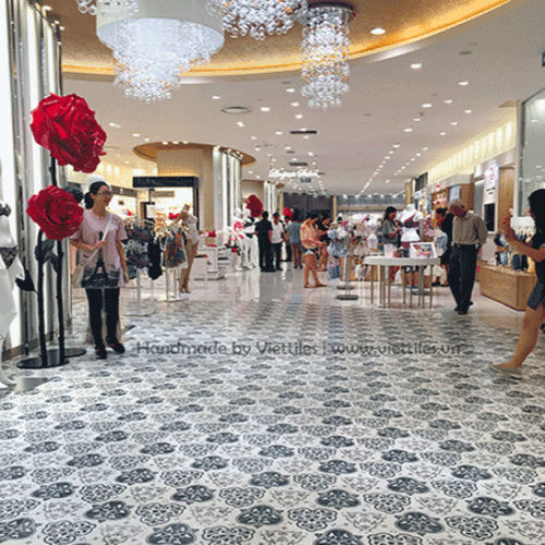 Матовая жесткая плита - VH23-18 - Viet Tiles Corporation - для интерьера / напольная / настенная