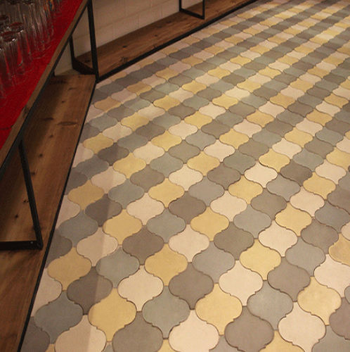 Матовая жесткая плита - COLONIAL SHAPE - Viet Tiles Corporation - для интерьера / напольная / настенная