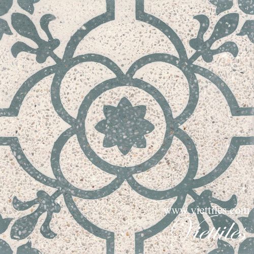 Жесткая плита имитация терраццо - VT20-004 - Viet Tiles Corporation - матовая / для интерьера / напольная