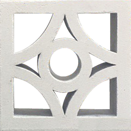 Перфорированный бетонный блок - VCB-020 TALY - Viet Tiles Corporation - декоративный / для перегородок / для фасада
