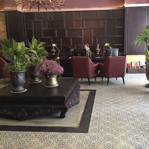 Матовая жесткая плита - V20-145 - Viet Tiles Corporation - для интерьера / для наружного применения / напольная
