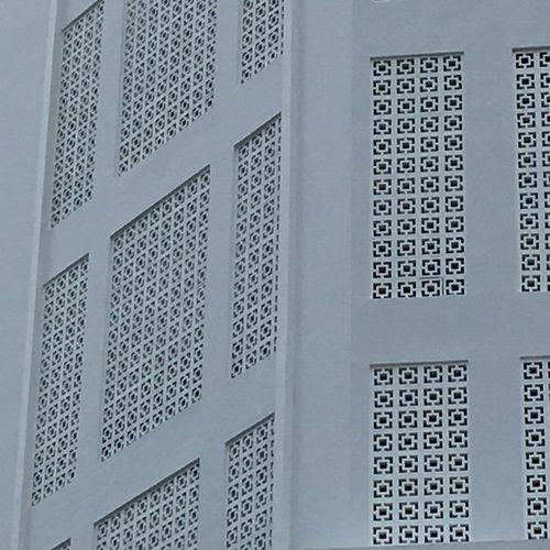 Перфорированный бетонный блок - VCB-006 CUBE - Viet Tiles Corporation - декоративный / для перегородок / для фасада