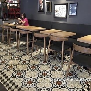Жесткая плита для интерьера - V20-098 - Viet Tiles Corporation - напольная / настенная / квадратная