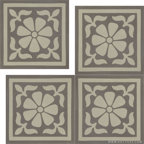 Жесткая плита для интерьера - V15-005 - Viet Tiles Corporation - напольная / настенная / 15x15 см