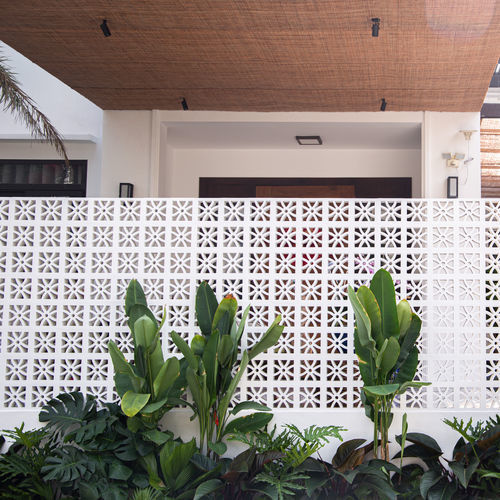 Полый бетонный блок - VCB-028 FLORAL - Viet Tiles Corporation - декоративный / для заграждения / для стены