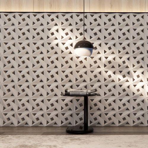 Полый бетонный блок - VCBS-009-1000 PINWHEEL 2 - Viet Tiles Corporation - полный / облегченный / декоративный