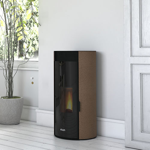 Печь с паровым котлом на пеллетах - BASIC : KLIZIA - KALON - современная / из металла