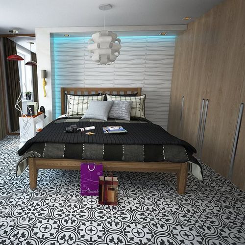 Жесткая плита для интерьера - CTS 2.1 - Vietnam cement tile corp - напольная / настенная / 20x20 см