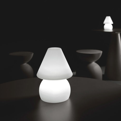 Настольная лампа - MY LIGHT - Lyxo Design - из полиэтилена / стилизованная / заряжаемая